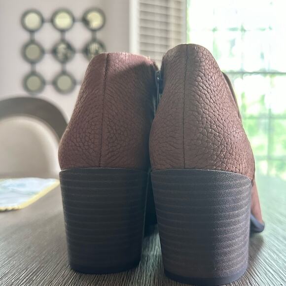 Lucky Brand Women’s Bellita Brown Rust Leather Ankle Boot size 8 new - Picture 6 of 9